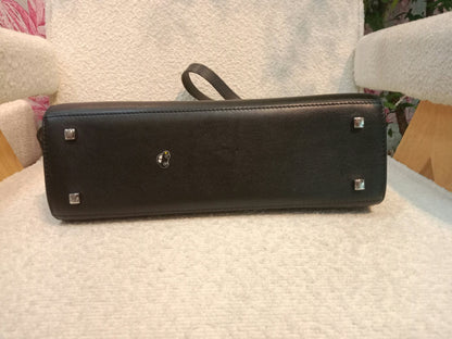 Delvaux Tempete Handbag Black MM