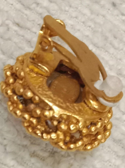 Chanel Vintage Gold-Tone Earrings 94P Collection