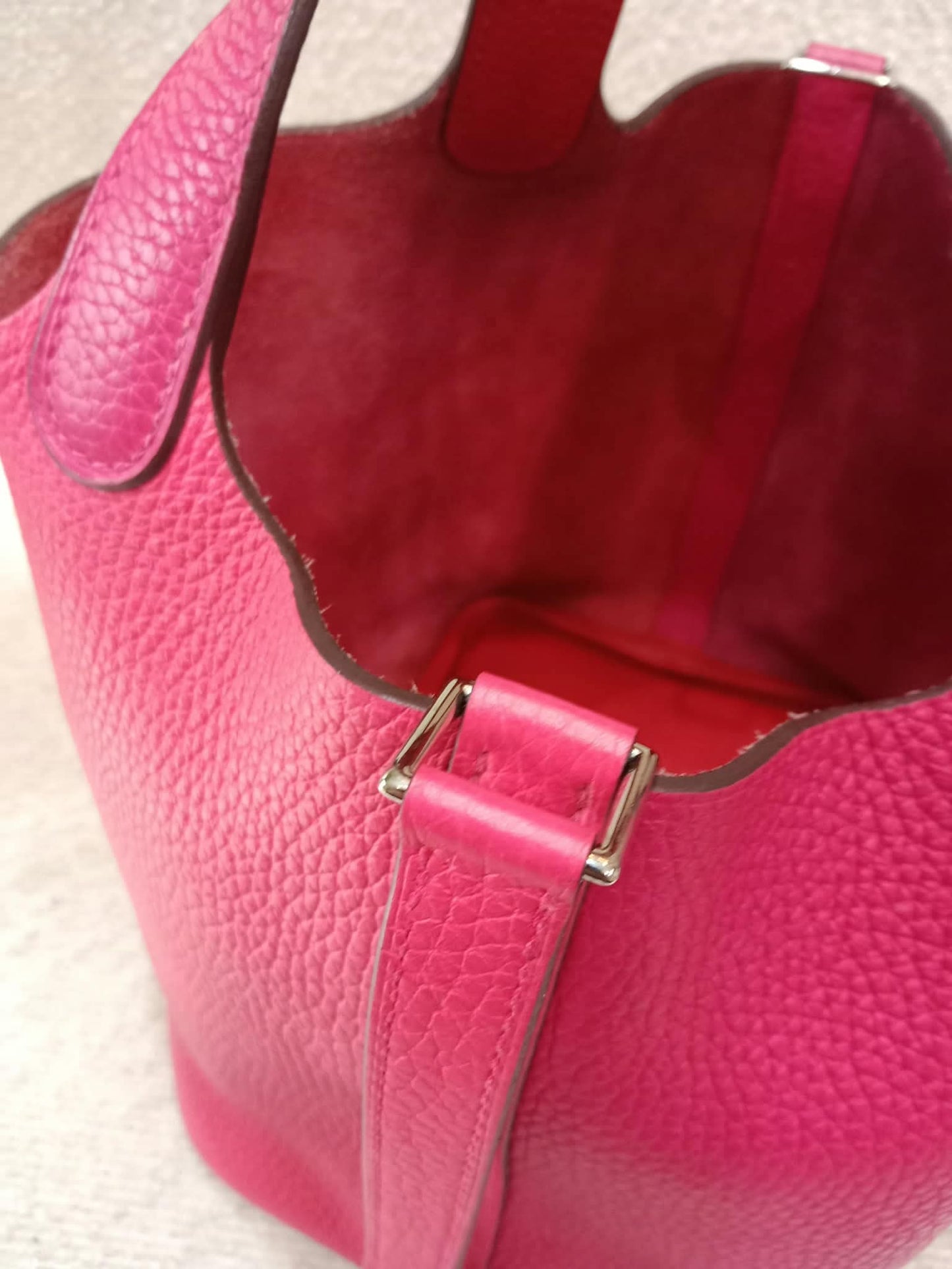 Hermes Picotin 18 Clemencec Rose Extreme Stamp Y 2020