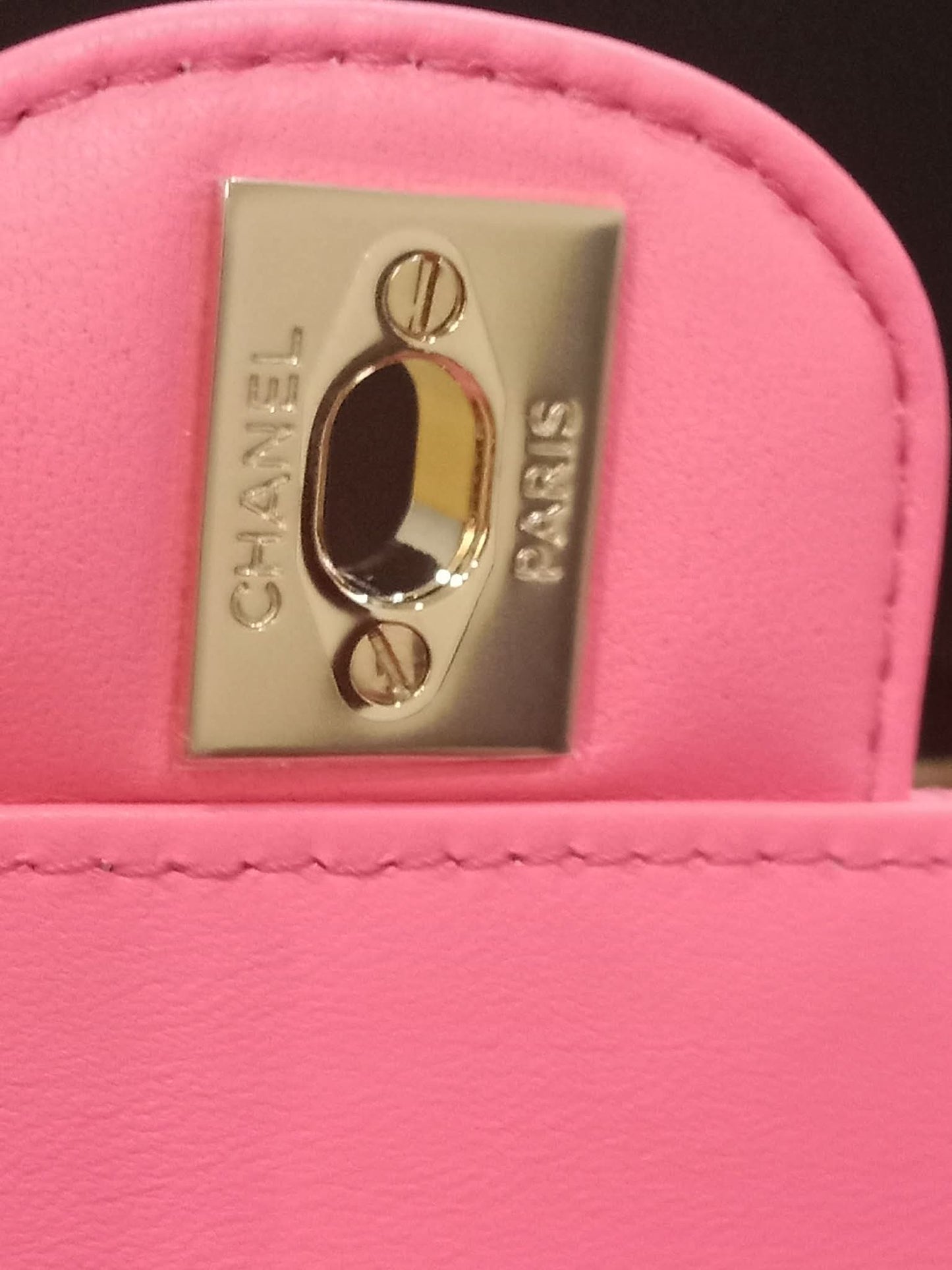 Chanel CC in Love Heart Bag Lambskin Pink Microchipped