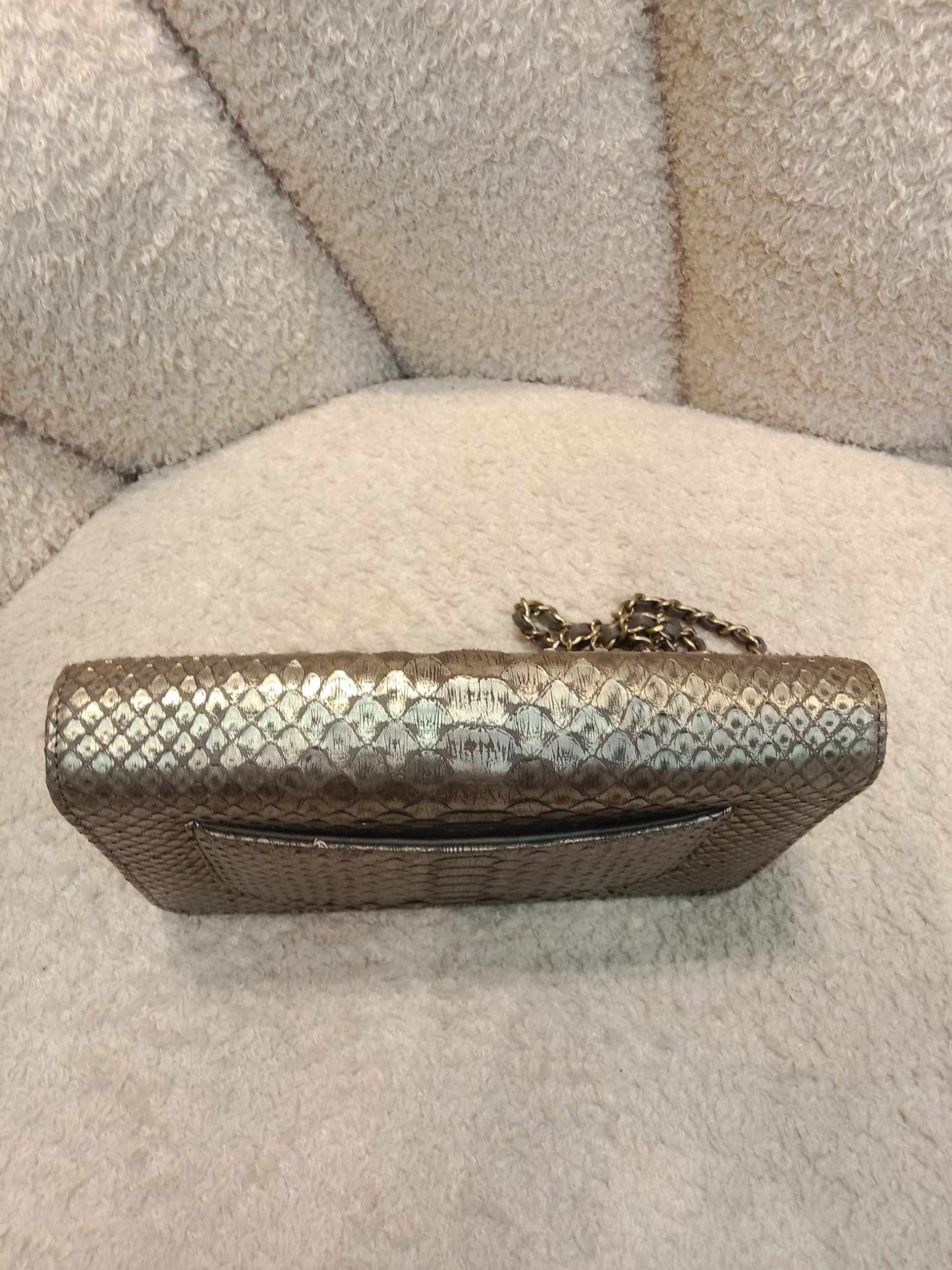 Chanel Wallet on Chain Python Gold Series 20