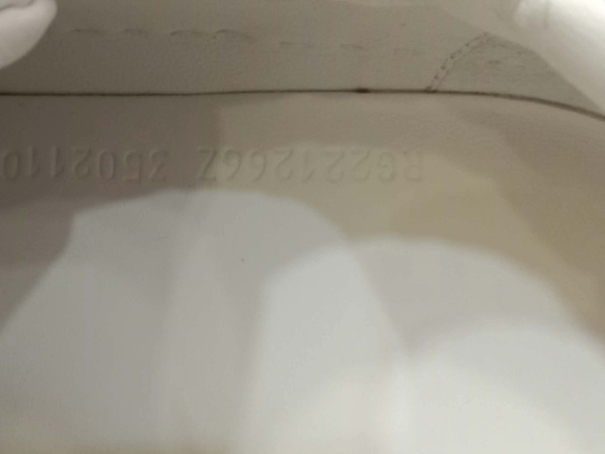 Hermes Day White Kelly Sneakers Rose Gold Buckle Size 35