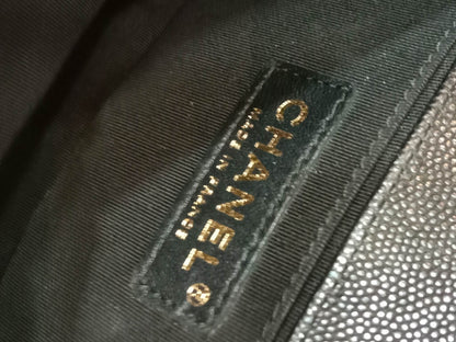 Chanel Le Boy Flap Caviar Small Black Series 23