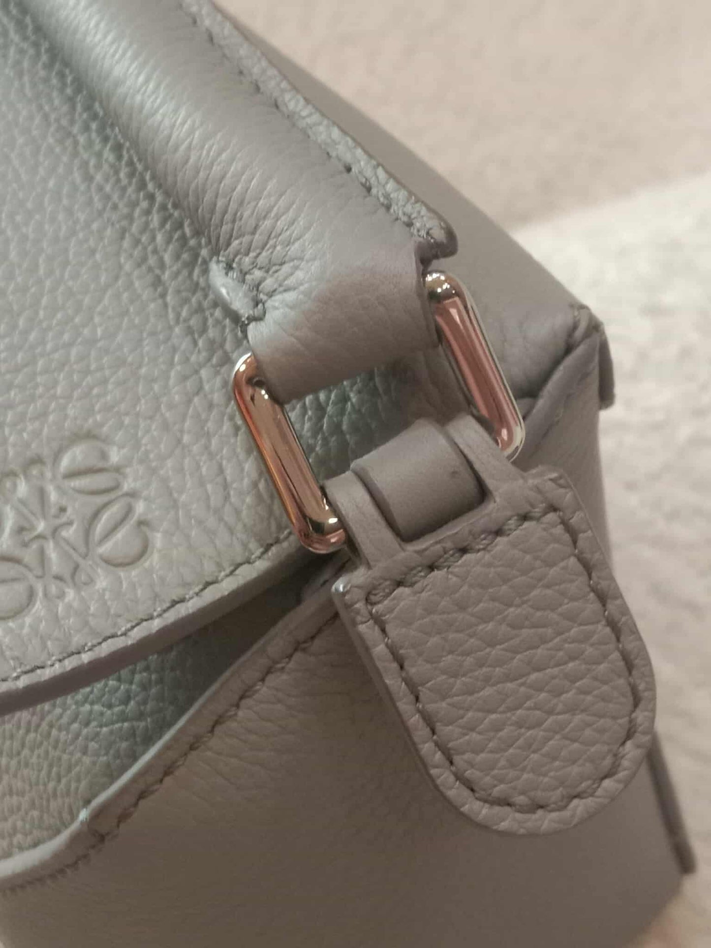 Loewe Puzzle Bag in Pearl Gray