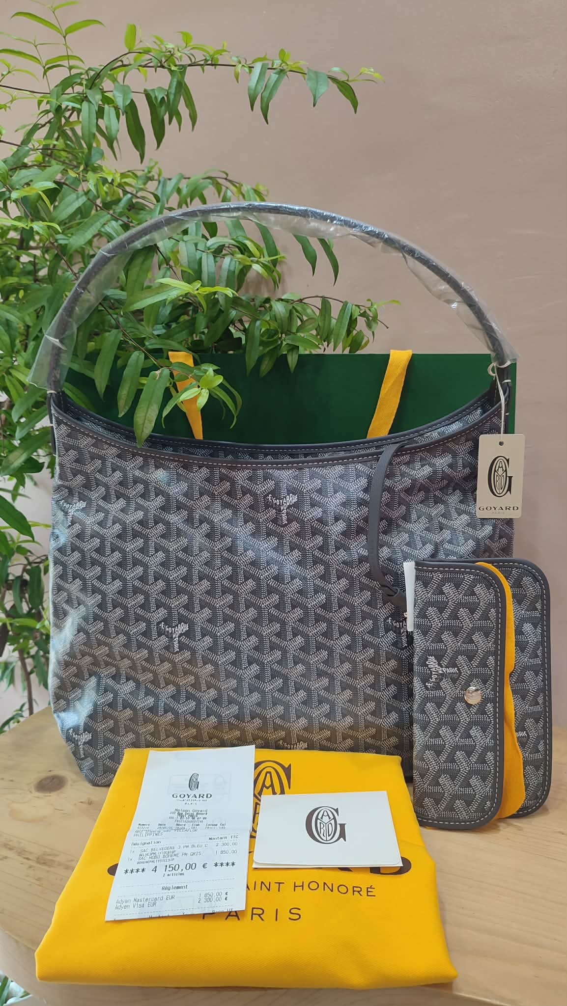 Goyard Boheme Gris PM Fullset