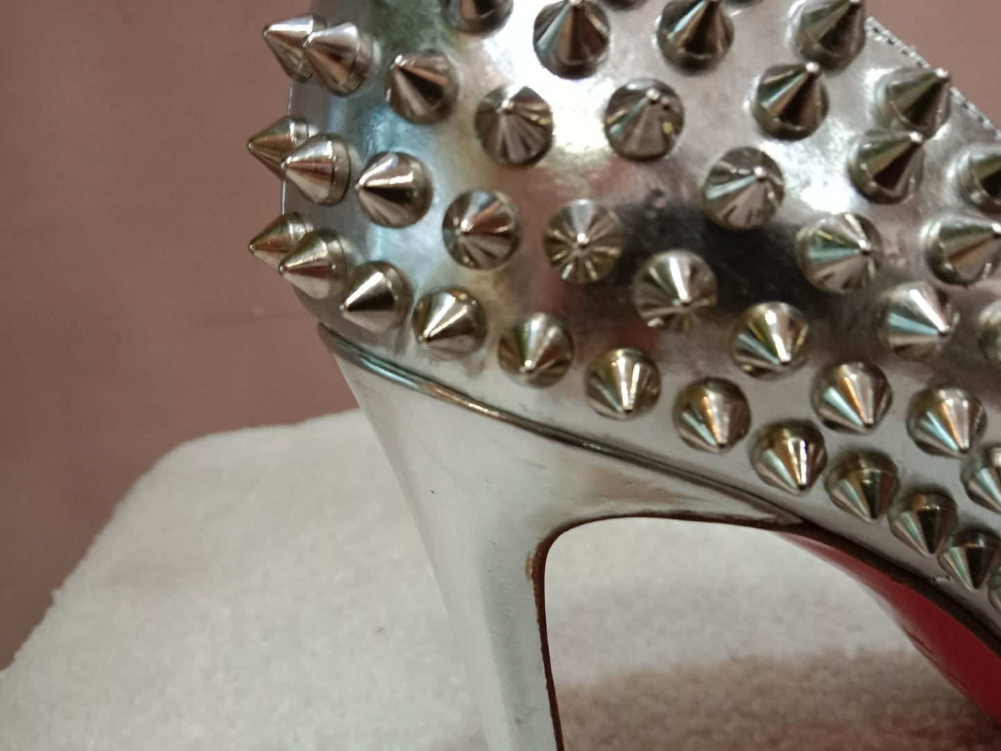 Christian Louboutin Condora Spikes Pumps Size 37