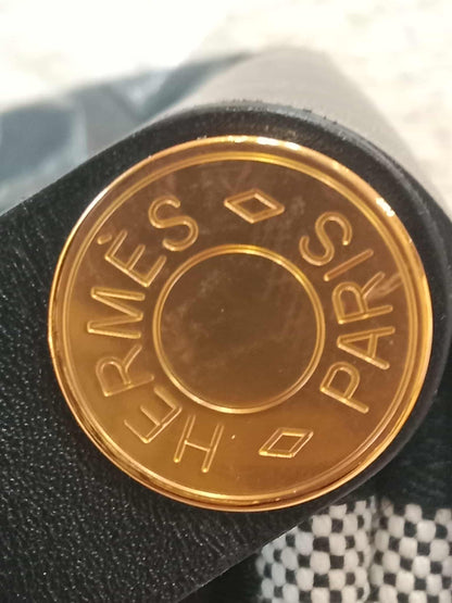 Hermes Mini Herbag Noir Stamp K 2025