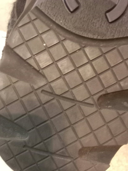 Chanel Tweed Sneakers Silver CC Logo 39 1/2