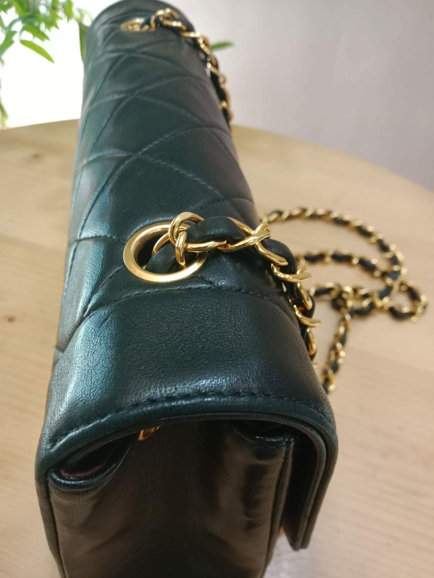 Chanel Diana Black Lambskin Series 2