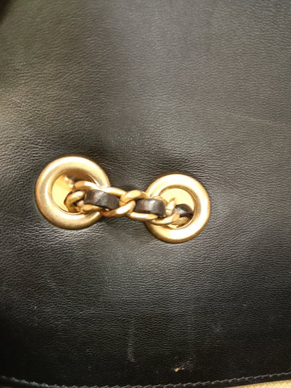 Chanel CC Crossing Leather Chain Shoulder Bag Lambskin Series 23