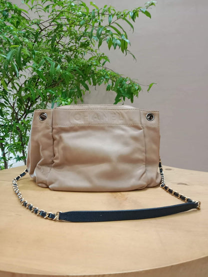 Chanel LAX Accordion Beige Lambskin Series 8