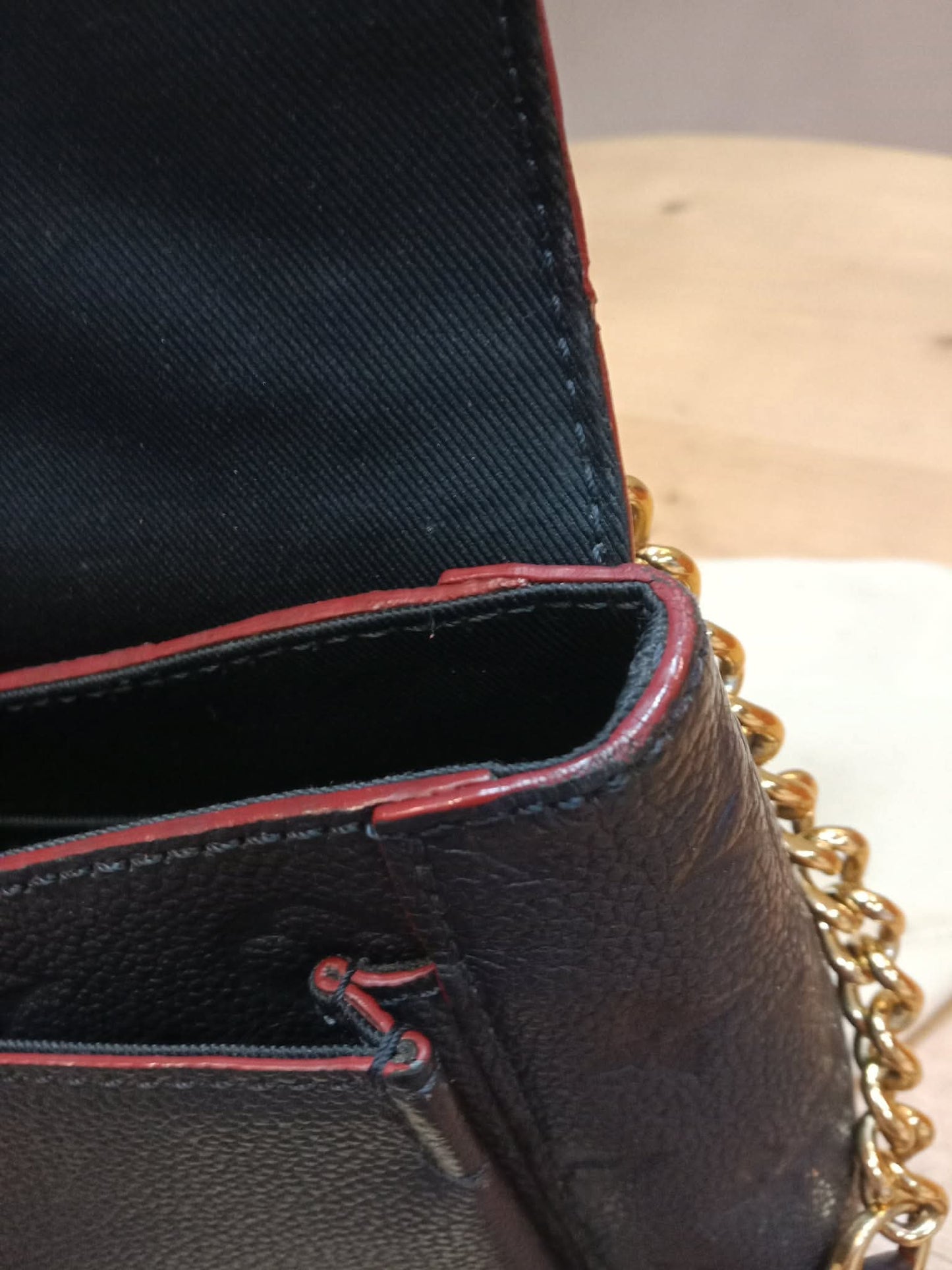 Louis Vuitton Marine/Rouge Monogram Empreinte Leather Blanche BB Bag