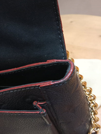Louis Vuitton Marine/Rouge Monogram Empreinte Leather Blanche BB Bag