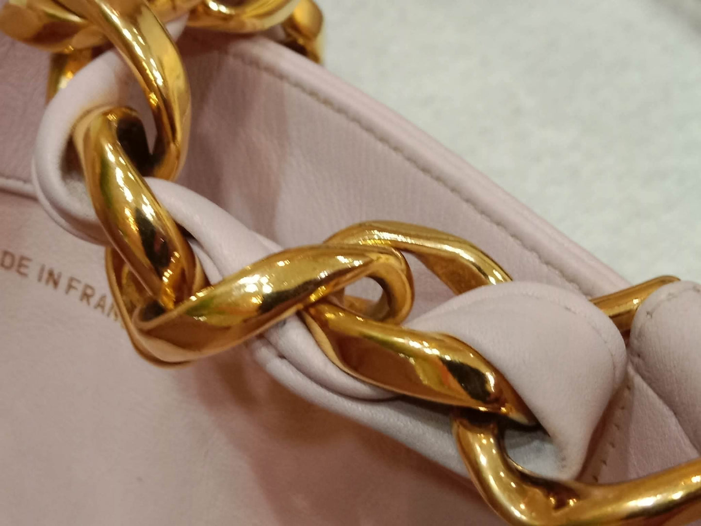 Chanel Vintage Timeless Tote Light Pink Lambskin Series 3