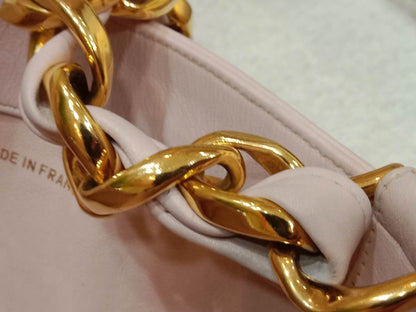 Chanel Vintage Timeless Tote Light Pink Lambskin Series 3
