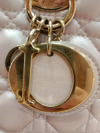 Christian Dior Cannage Lady Dior Powder Pink Medium
