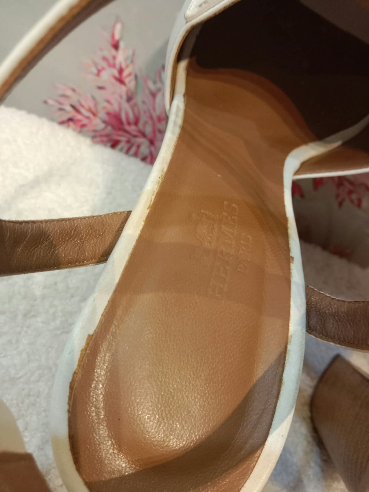 Hermes Alesia Kelly Buckle Sandals Size 37