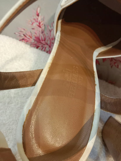 Hermes Alesia Kelly Buckle Sandals Size 37