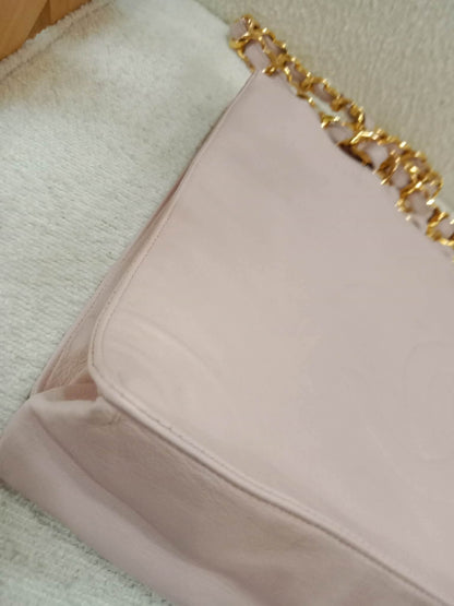 Chanel Vintage Timeless Tote Light Pink Lambskin Series 3