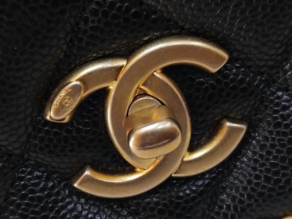 Chanel Black Caviar Neverending Cavair Black Microchipped
