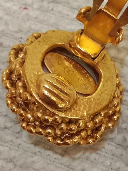 Chanel Vintage Gold-Tone Earrings 94P Collection