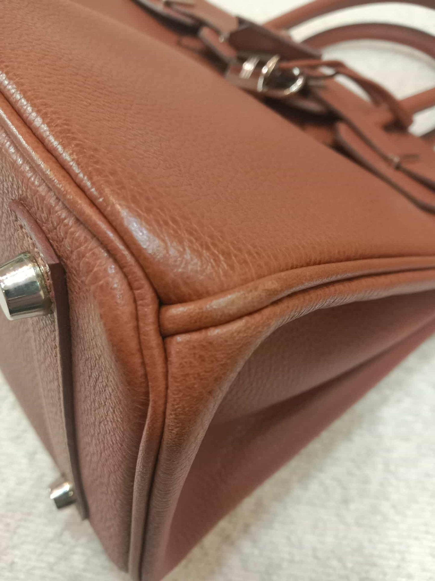 Hermes Birkin 30 Ardennes Noisette Stamp I Square 2005