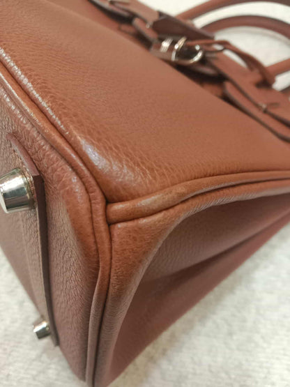 Hermes Birkin 30 Ardennes Noisette Stamp I Square 2005