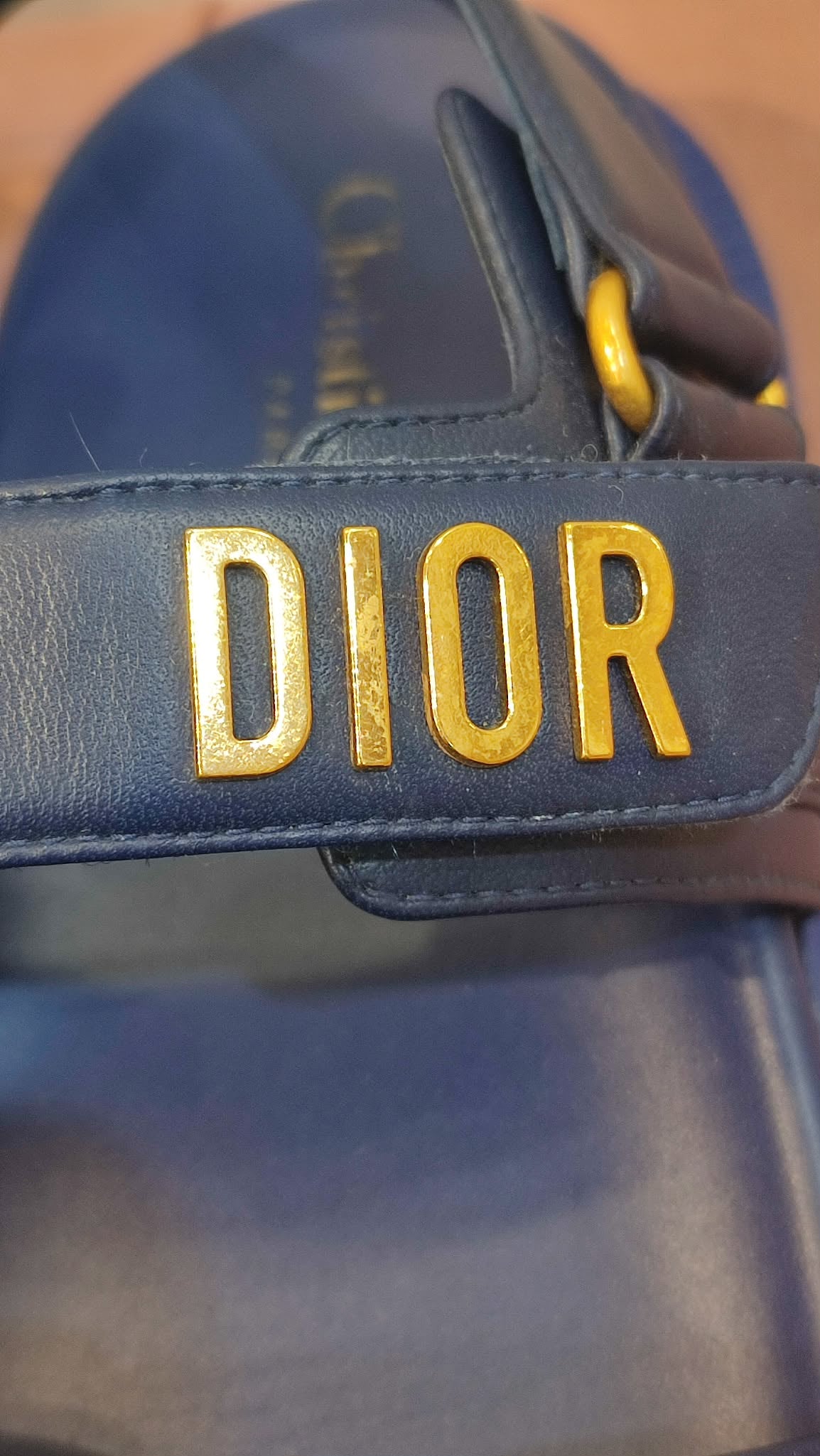 Dior Dioract Blue Royal Lambskin Size 38