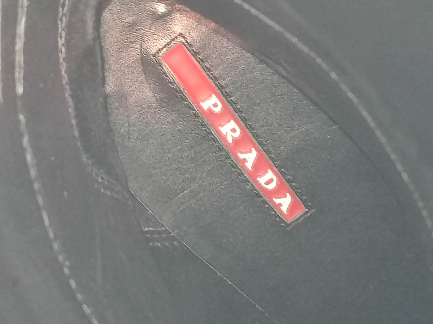 Prada Rossa Fur Black Boots Size 35