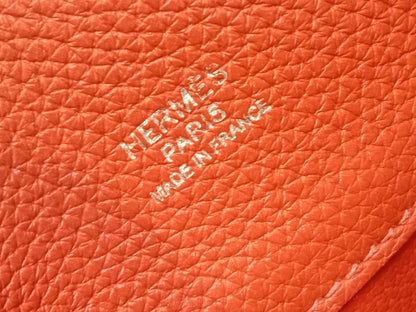 Hermes So Kelly 22 Togo Red Stamp R Square 2014