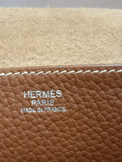 Hermes Halzan 31 Clemence Gold Stamp R 2014