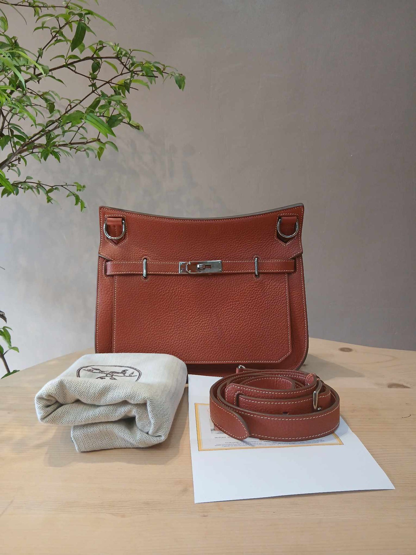 Hermes Jypserie 28 Clemence Cuivre Stamp  P 2012