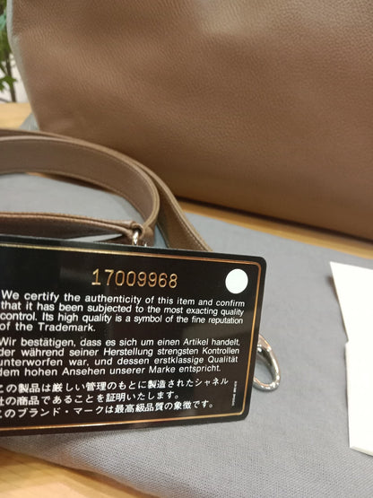 Chanel Cerf Executive Tote in Neutral Taupe Color CC Turnlock Closure Series 17