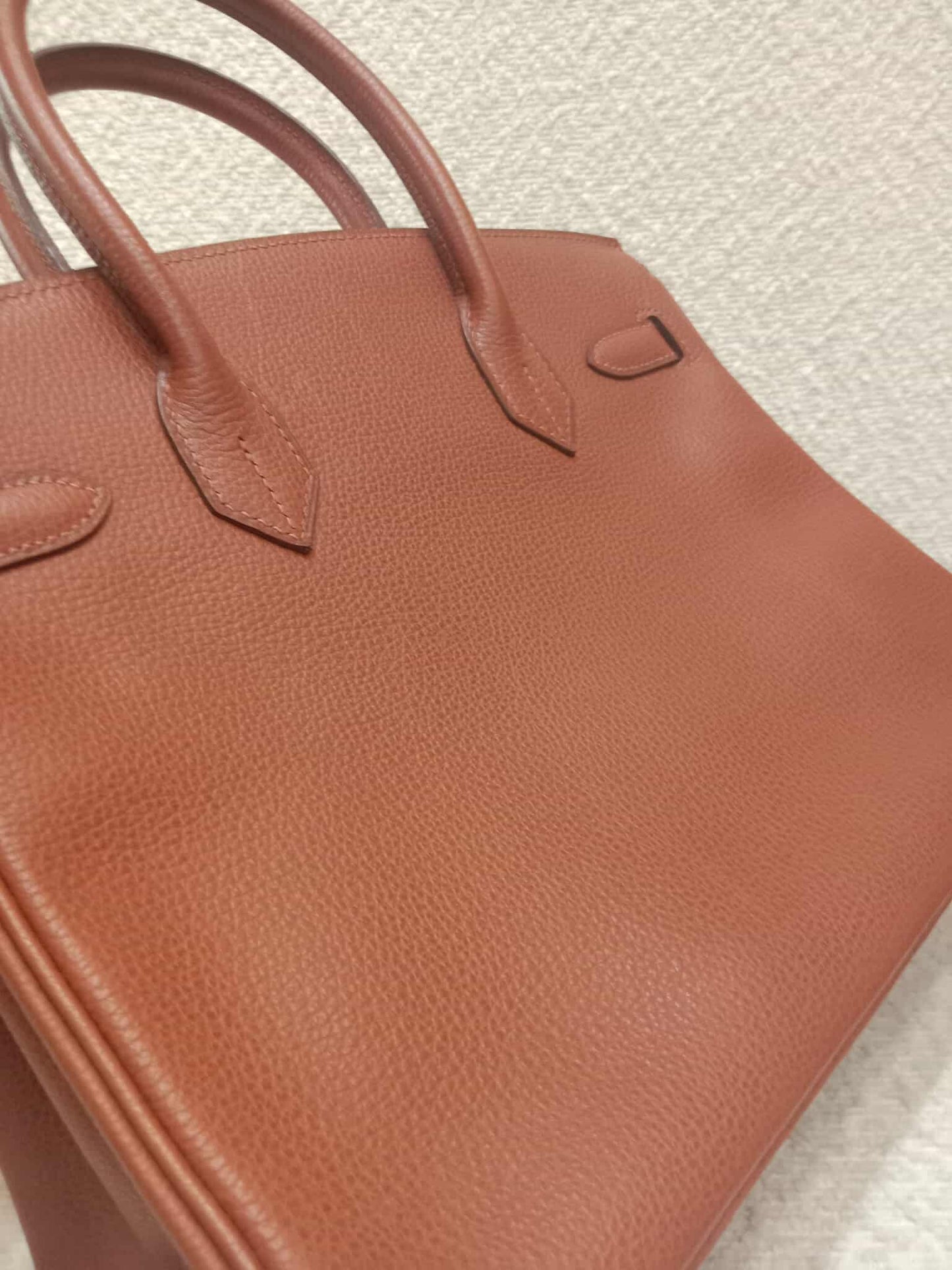 Hermes Birkin 30 Ardennes Noisette Stamp I Square 2005