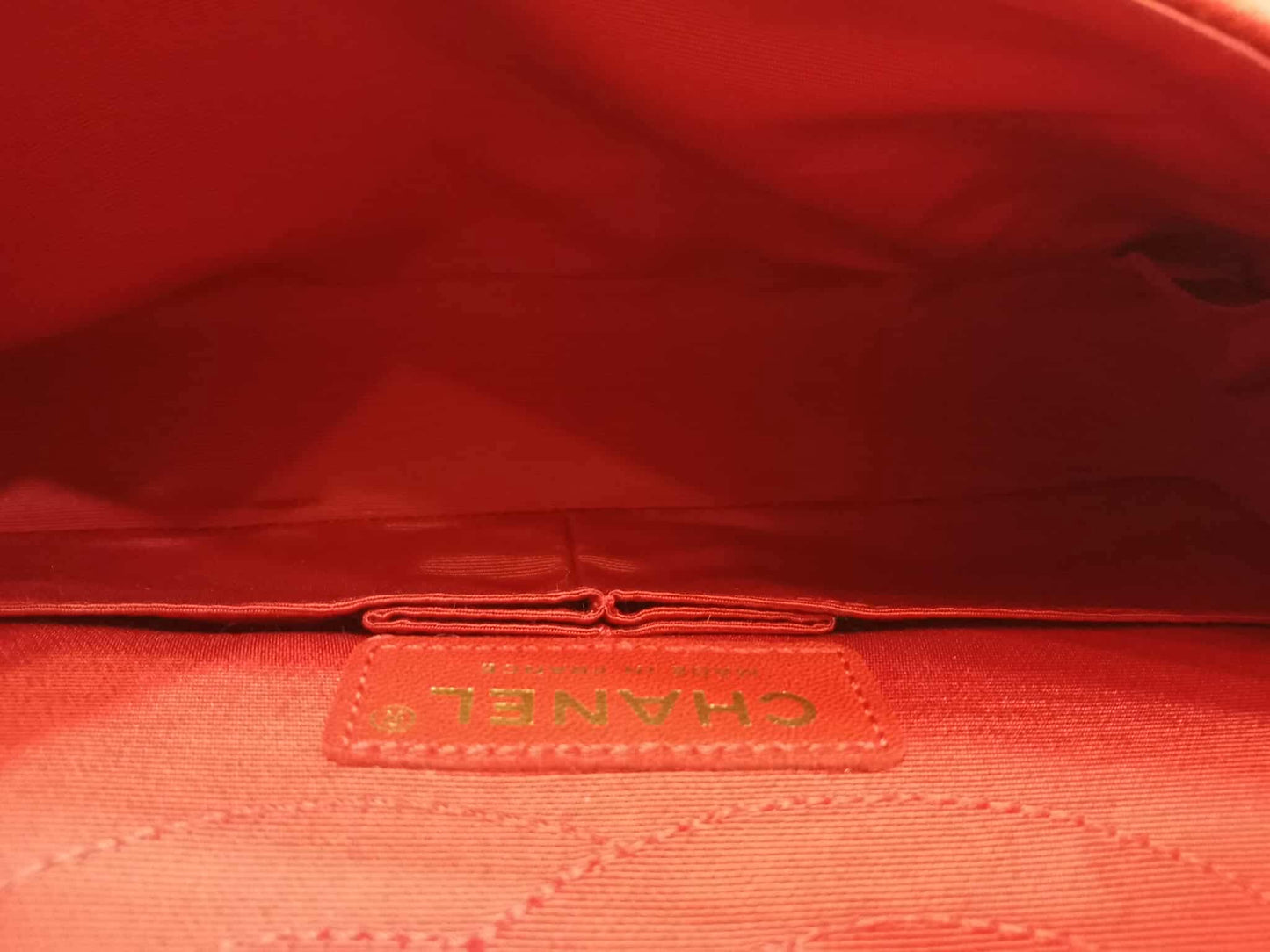Chanel 2.55 Reissue Double Flap in Coral Jersey Fabric Series 11