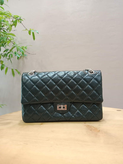 Chanel Reissue Flap Bag Iridescent Aged Calfskin Black Series 12