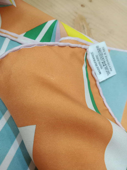 Hermes Carre 90 "Le Reve de Julia" Silk Scarf