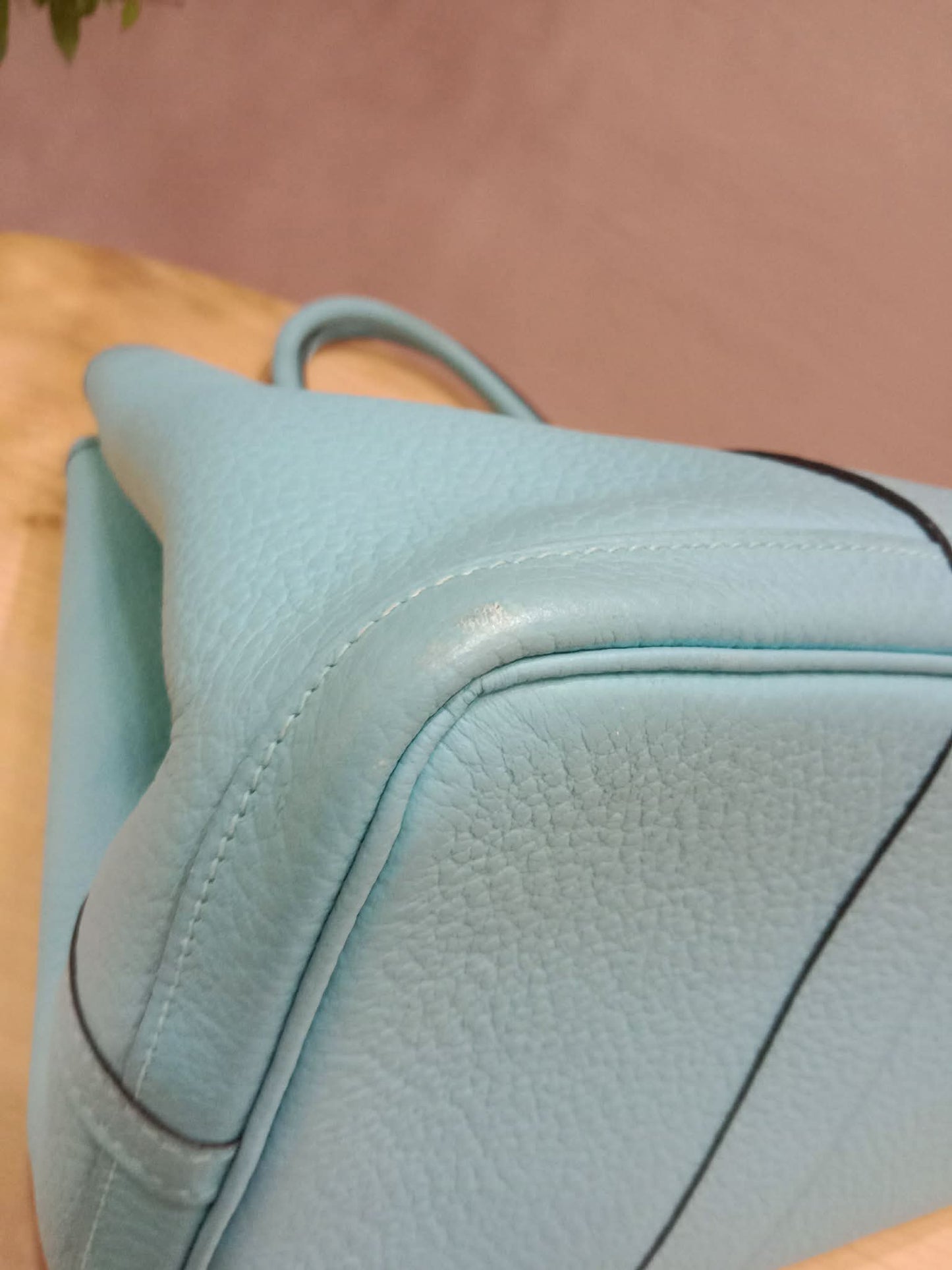 Hermes GPT 36 Bleu Atoll Clemence Stamp T 2015