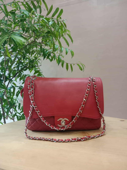 Chanel Mix Flap Messenger Bag Red Series 15