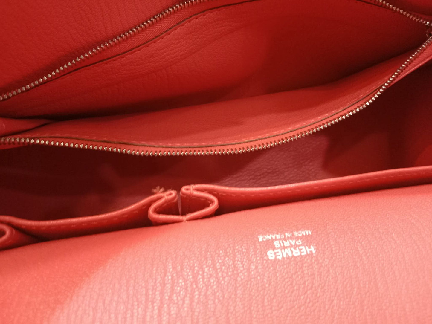 Hermes Jypserie 28 Rouge Casaque Clemence Stamp B 2023