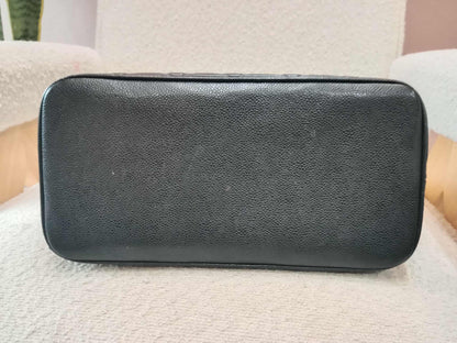 Chanel Medallion Black Caviar Series 7