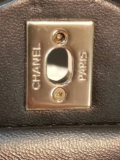 Chanel Mini Rectangular Gold/Black Sequin Limited Edition Microchipped