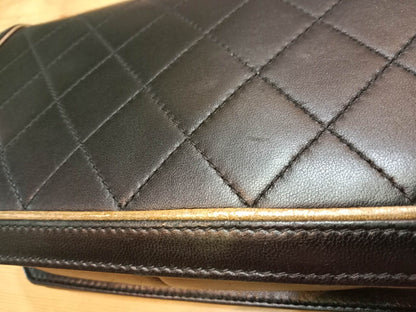 Chanel CC Crossing Leather Chain Shoulder Bag Lambskin Series 23