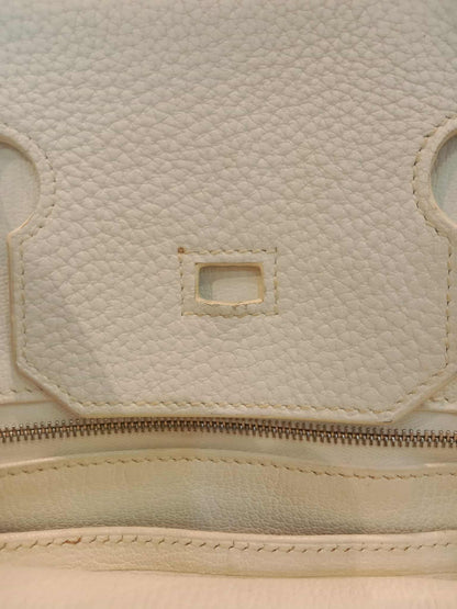Hermes Birkin 35 White Clemence Stamp N Square 2010