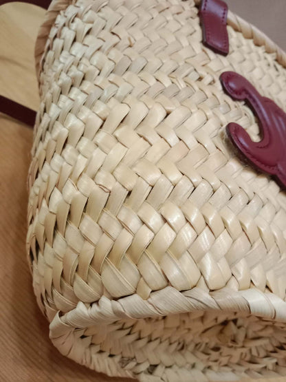 Celine Triomphe Panier Basket Purple Bag