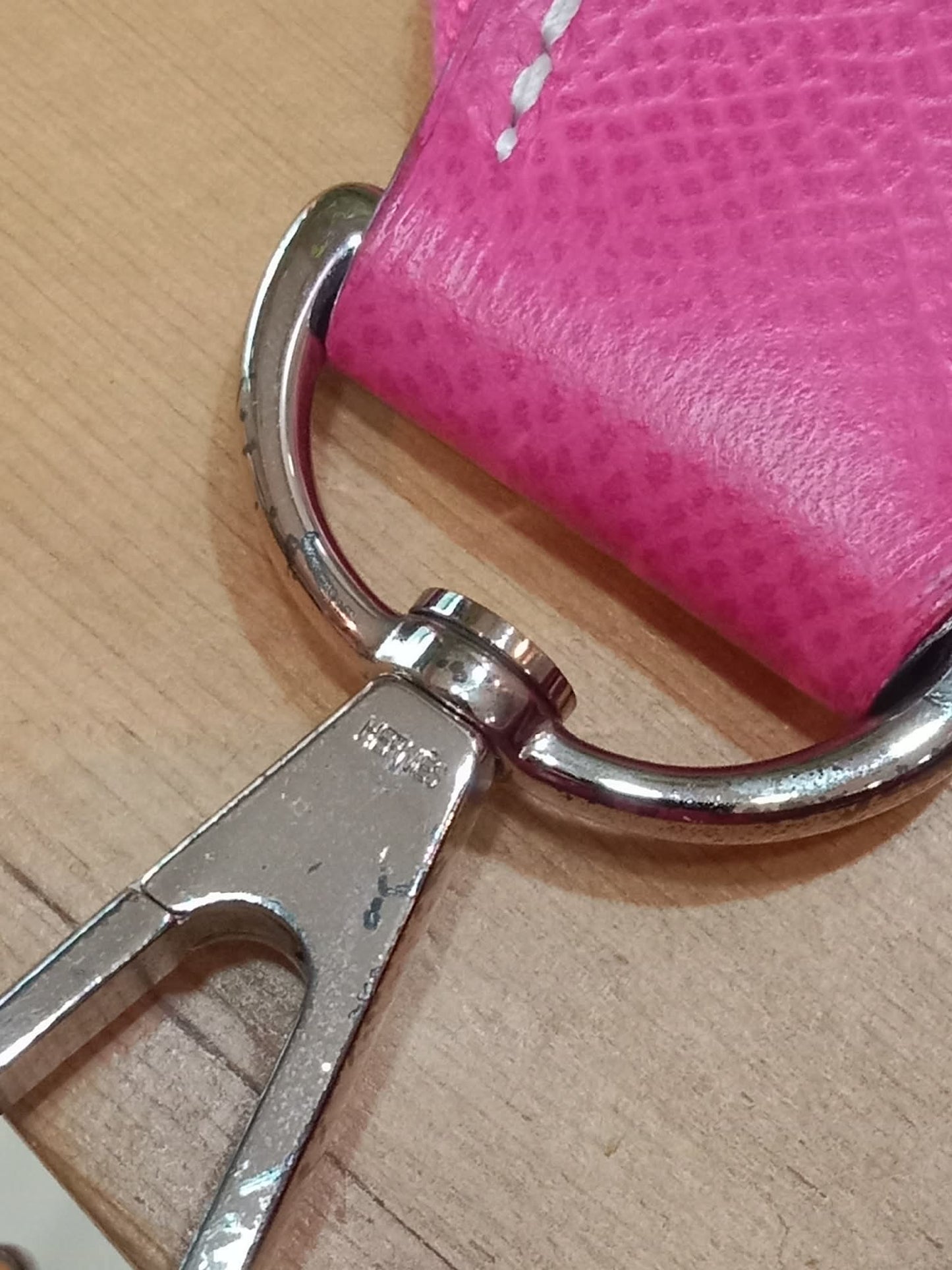Hermes Evelyne Pink Epsom PM Stamp O Square 2011