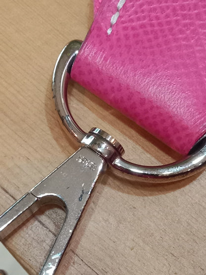 Hermes Evelyne Pink Epsom PM Stamp O Square 2011