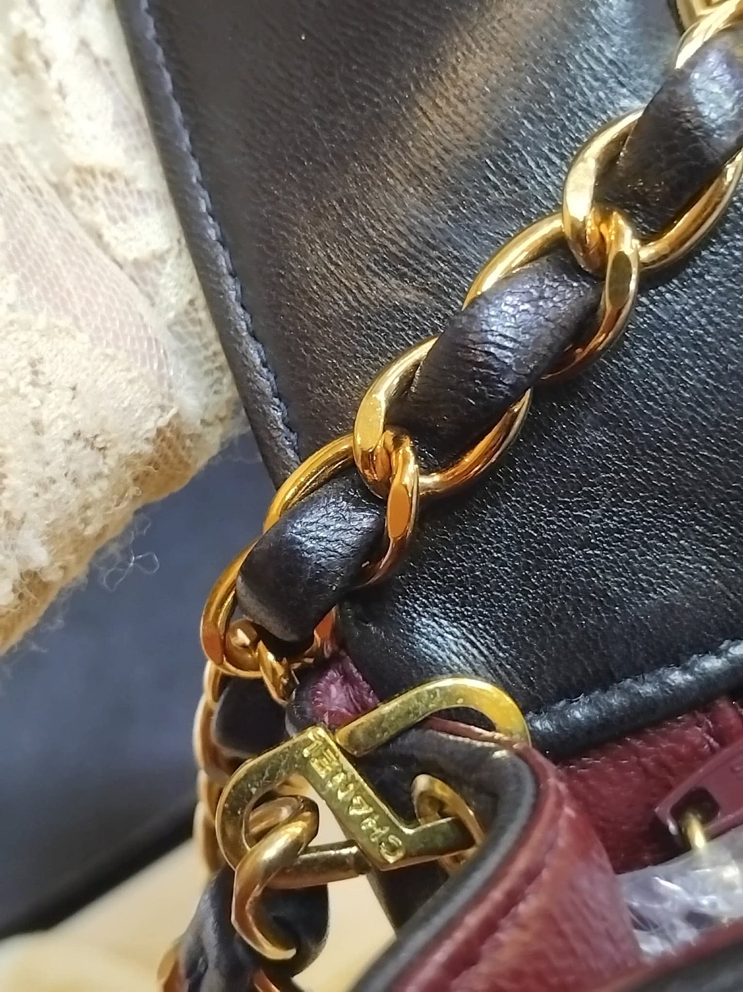 Chanel Diana Flap Bag Lambskin Black Series 3