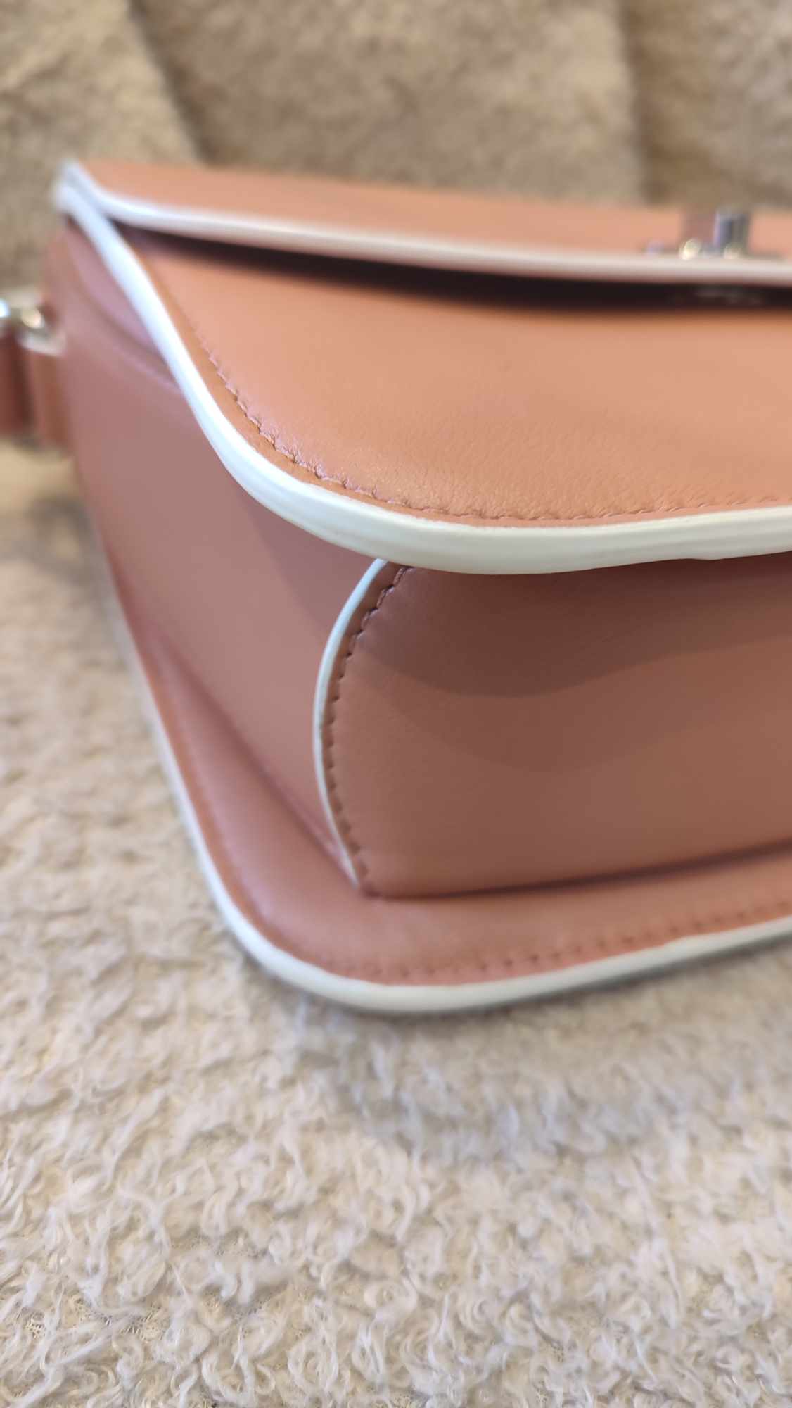 Loro Piana Artemis Salmon Pink Calfskin Bag