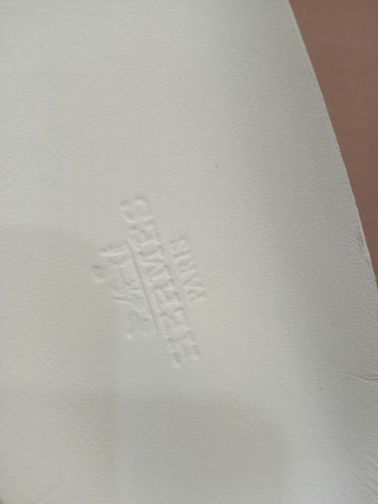 Hermes Day White Kelly Sneakers Rose Gold Buckle Size 35